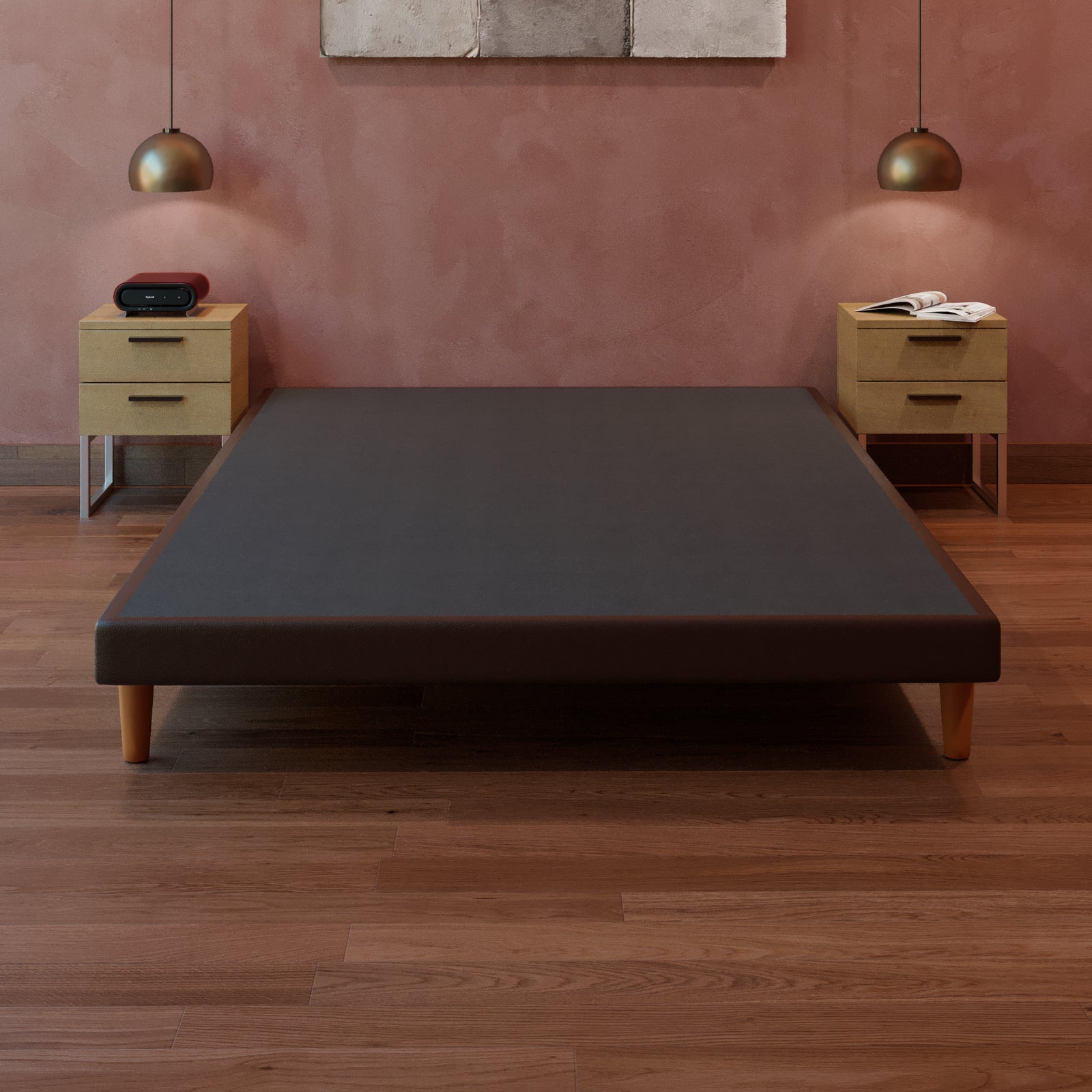 Base de Cama Urban Vinil Chocolate