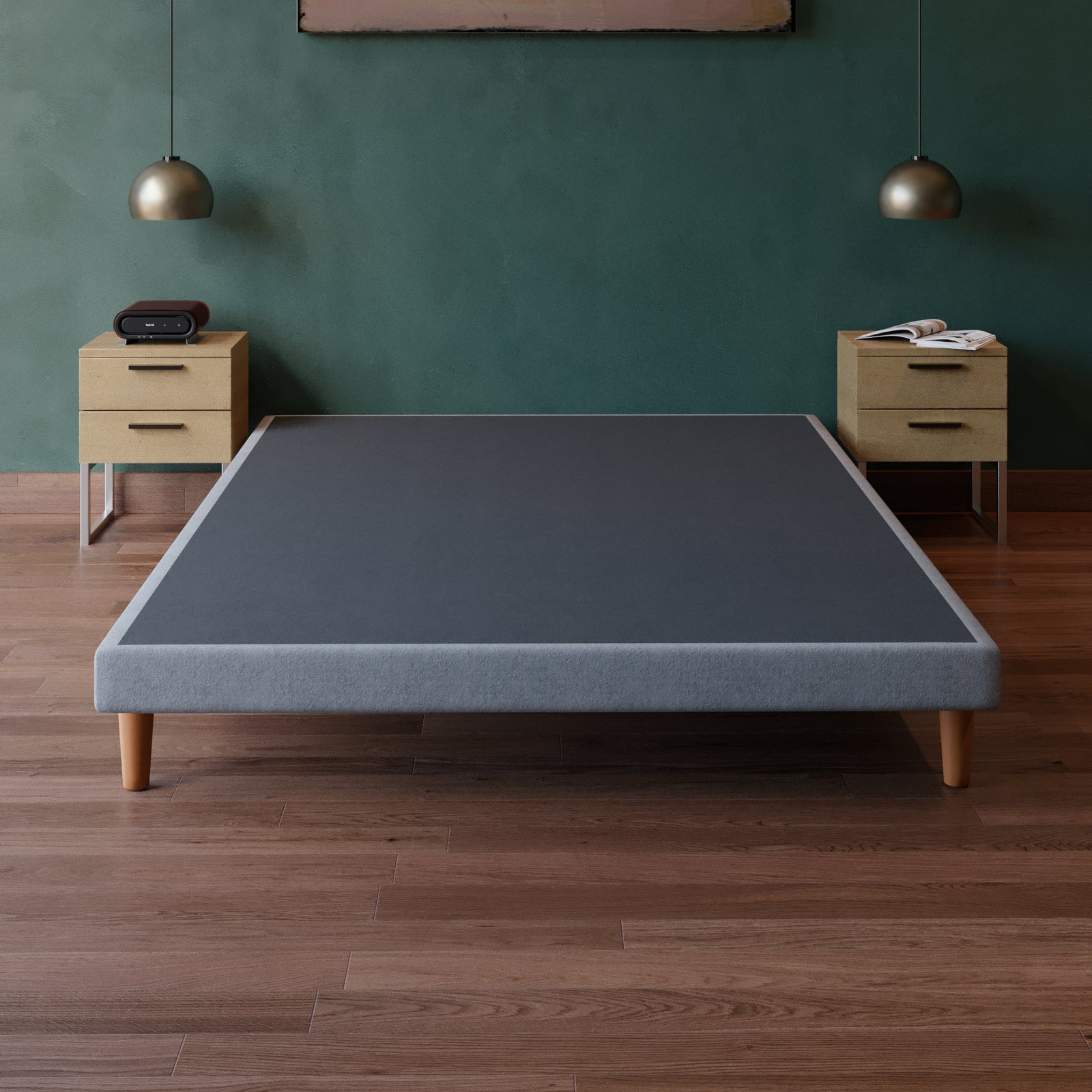 Base De Cama Urban Lino Gris