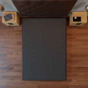 Cama Tradicional Quintana Vinil Chocolate