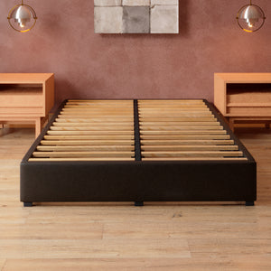 Base de Cama Roma Vinil Chocolate