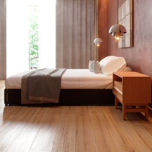 Base de Cama Roma Vinil Chocolate