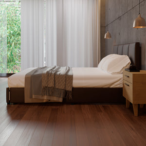 Cama Armable Napoles Vinil Chocolate