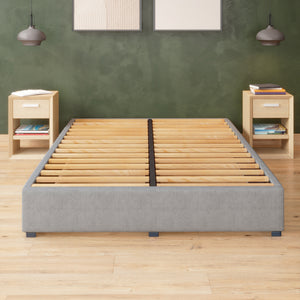 Base de Cama Roma Lino Gris
