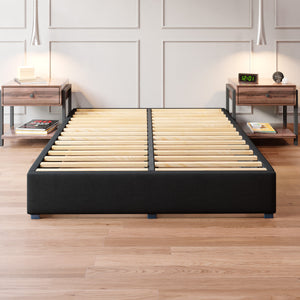 Base de Cama Roma Lino Negro