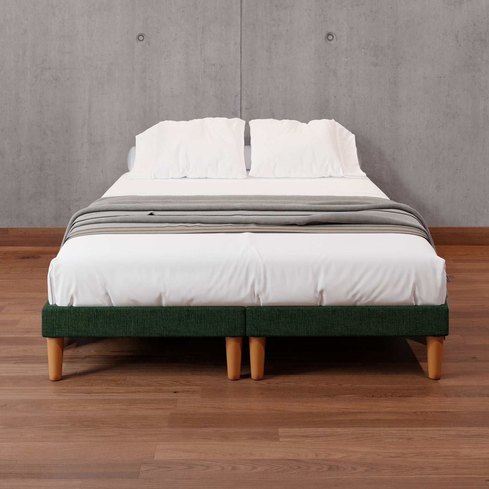 Base de Cama Praga Lino Verde