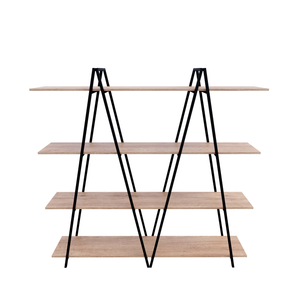 Librero ZEN Metal y Madera Extra Grande