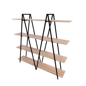 Librero ZEN Metal y Madera Extra Grande