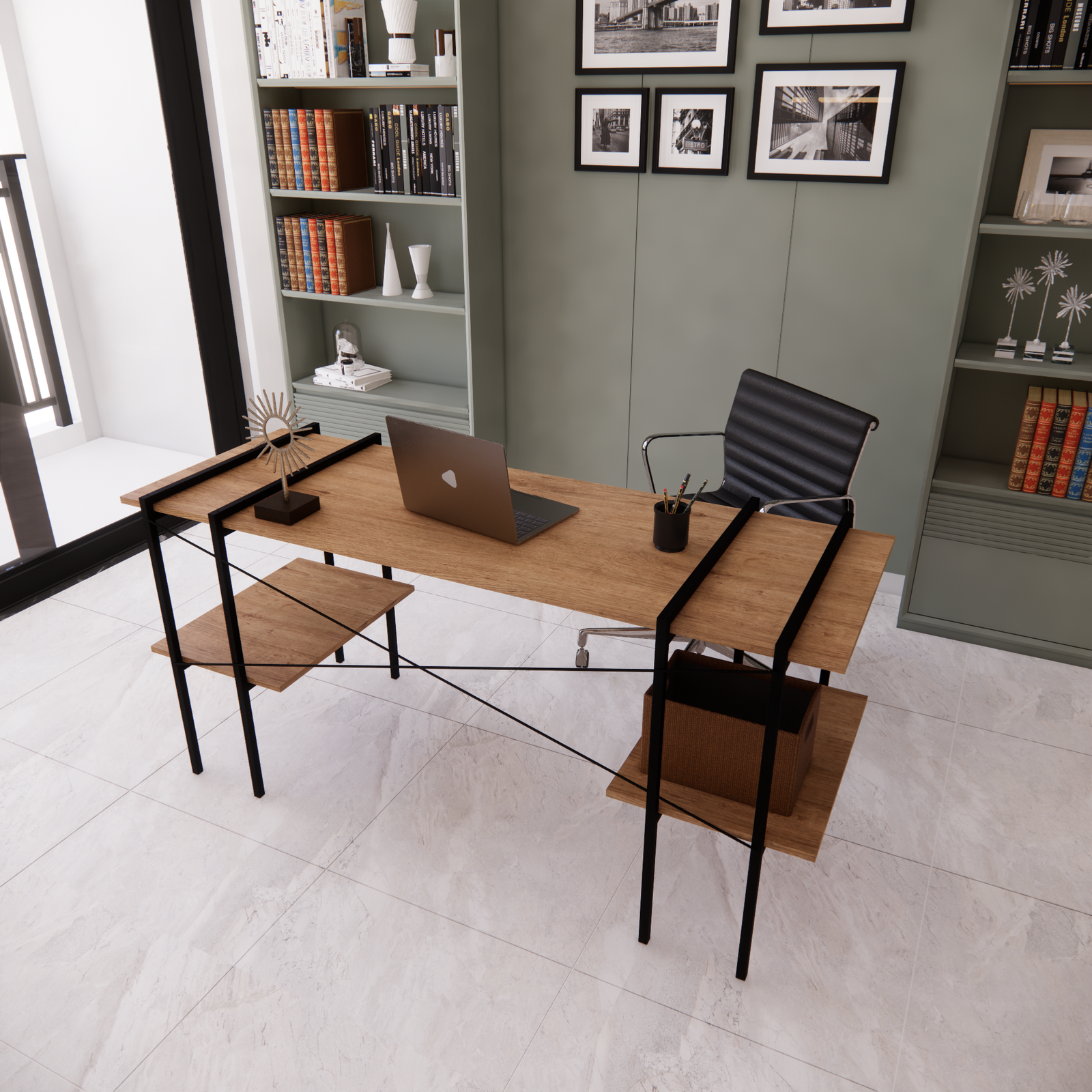 Escritorio Ejecutivo UGE Metal y Madera