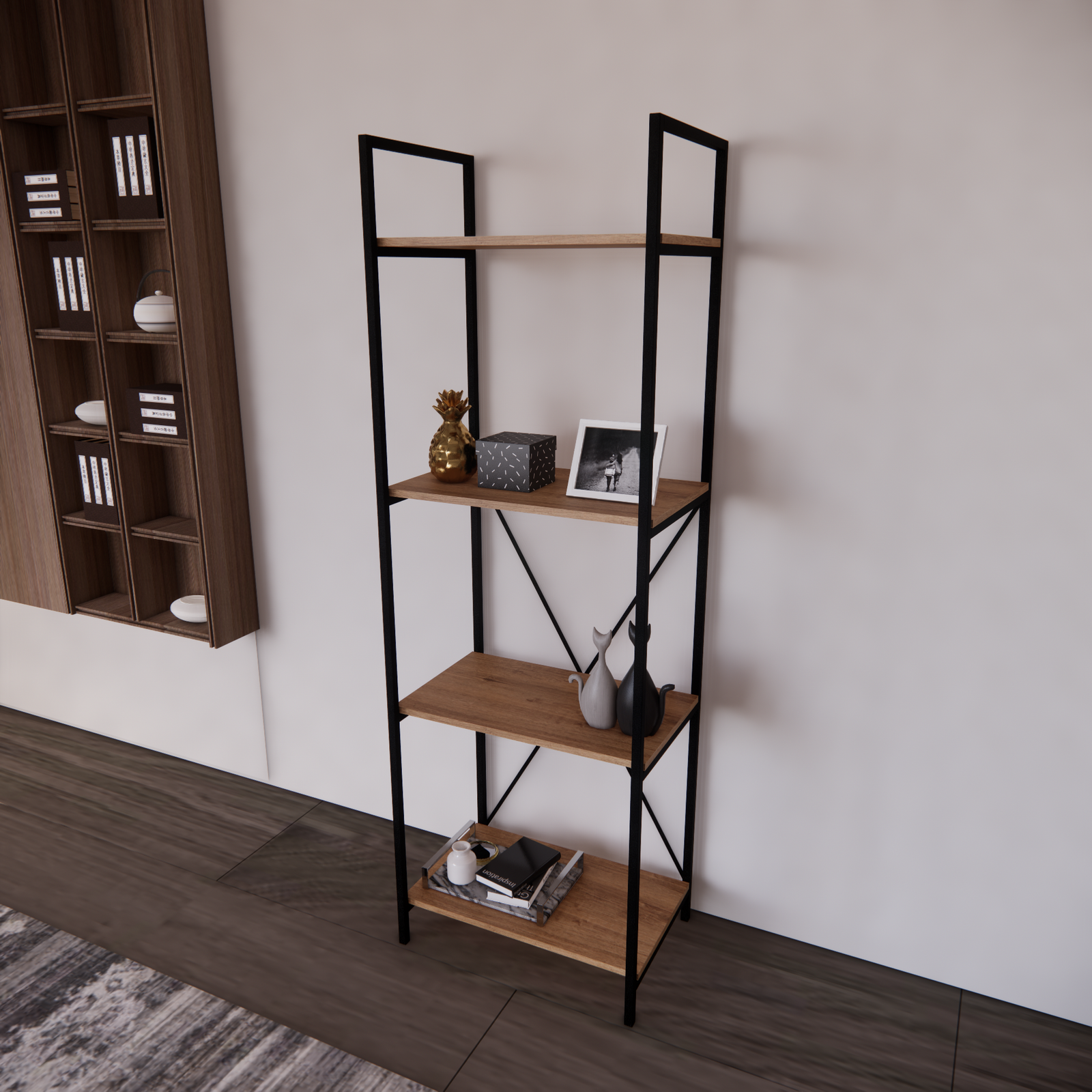 Librero Grande ECO Metal y Madera