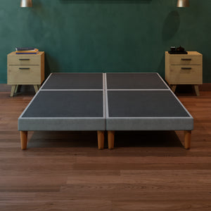 Base de Cama Praga Lino Gris