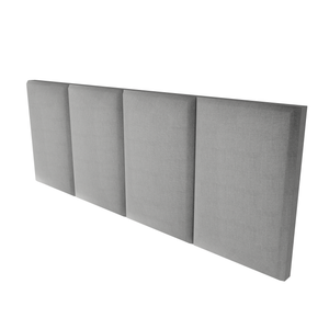 Cabecera para Base de Cama Napoles Empotrable Lino Gris