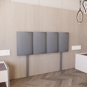 Cabecera para Base de Cama Napoles Lino Gris