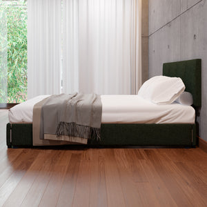 Cama Armable Napoles Lino Verde