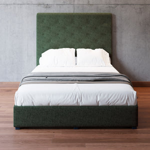 Cama Armable Quintana Lino Verde