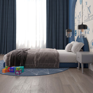 Cama Infantil Luma Terciopelo Azul