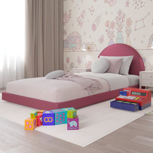 Cama Infantil Luma Terciopelo Morado