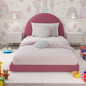 Cama Infantil Luma Terciopelo Morado