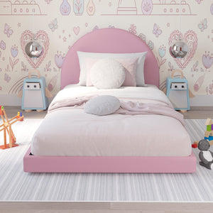 Cama Infantil Luma Terciopelo Rosa