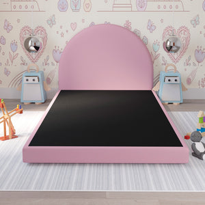 Cama Infantil Luma Terciopelo Rosa